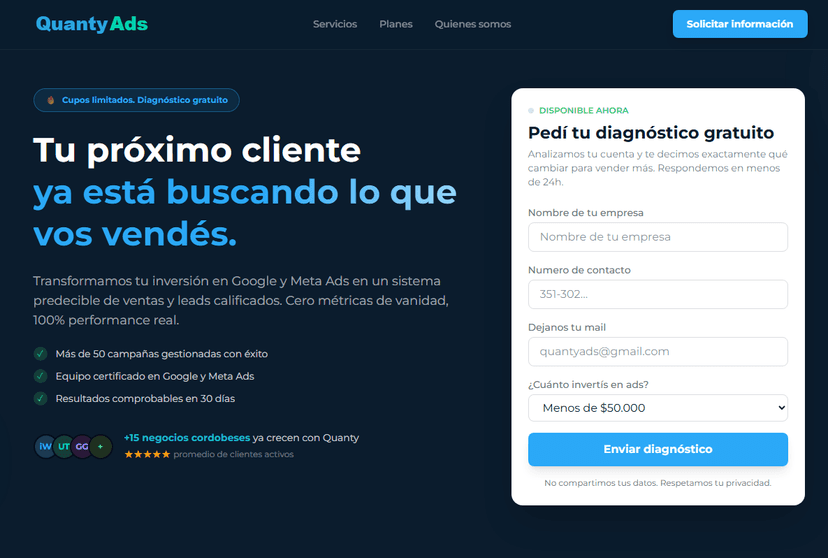 Proyecto Quanty Ads